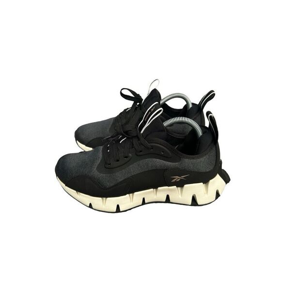 Reebok Women’s 8.5 Zig Dynamica Running Shoes Black Training Athletic Sneakers - Picture 3 of 10